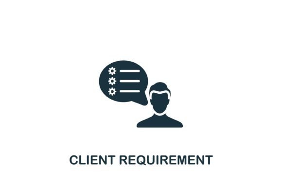 Client Requirement Icon Graphics and Icons Review