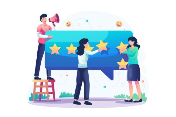Customer Reviews Illustration: A Designer's Take on Graphics and Illustrations