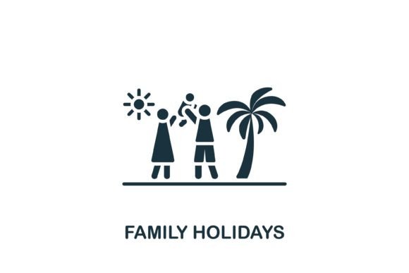 Family Holidays Icon Graphics and Icons Review