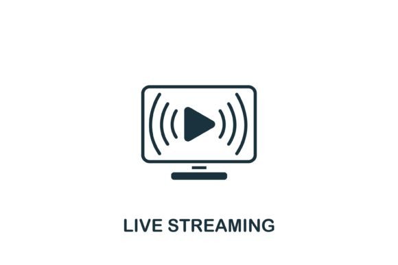 Live Streaming Icon Graphics and Icons Review
