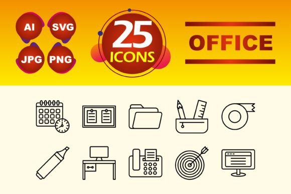 Office Set Graphics and Icons Review