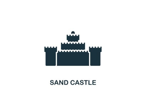 Sand Castle Icon Graphics and Icons Review