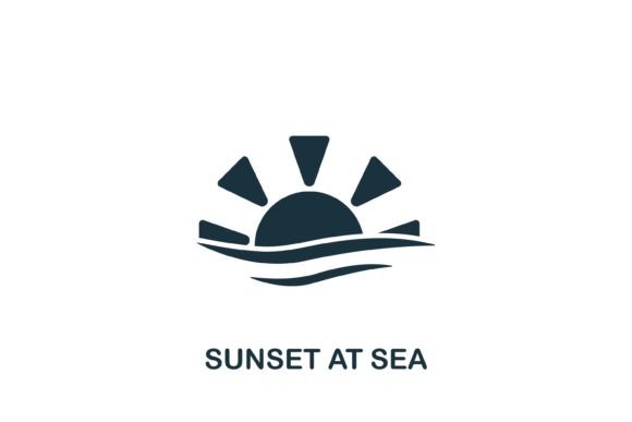 Sunset at Sea Icon Graphics & Icons Review