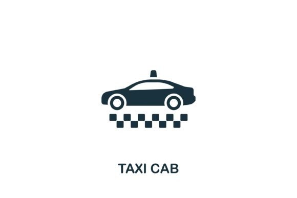 Taxi Cab Icon Graphics and Icons Review