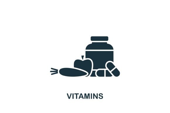 Vitamins Icon Graphics and Icons Review