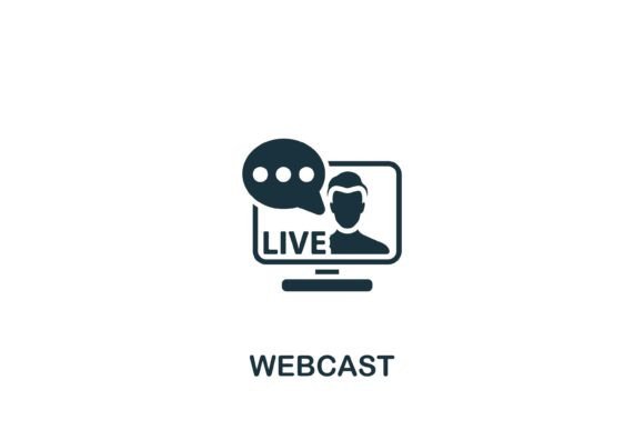 Webcast Icon Graphics and Icons Review