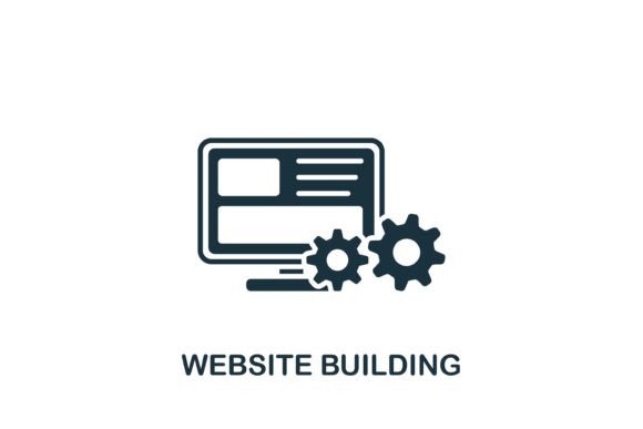 Website Building Icon Graphics and Icons