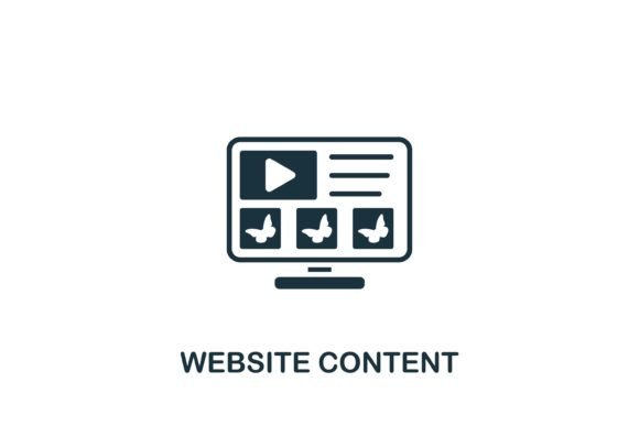 Website Content Icon Graphics and Icons Review